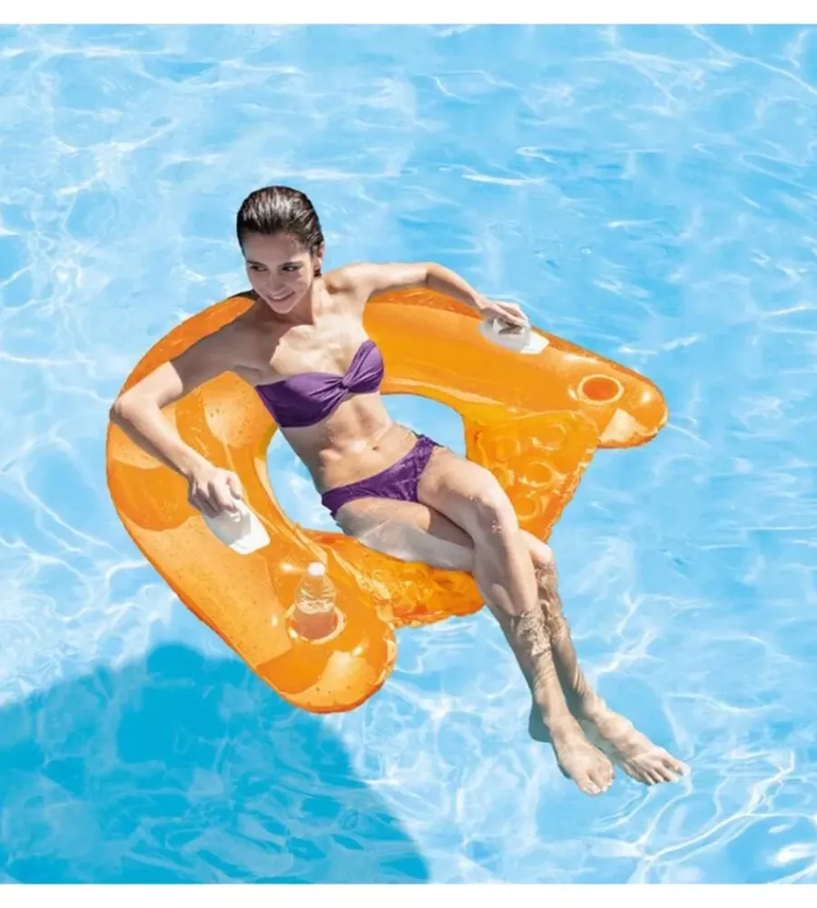 Clearance Poltrona gonfiabile aperta "sit&float" cm147x99 i.13 - cod. 58859eu Piscine