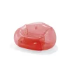 Best Poltrona gonfiabile "beanless bag" colore rosa trasparente, 137x127x74 cm - cod. 66501np Piscine