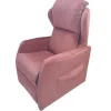 Poltrone E Pouf|Poltrona "jolly 2" con recliner e alzata elettrica in tessuto mattone, 75x85x108 cm