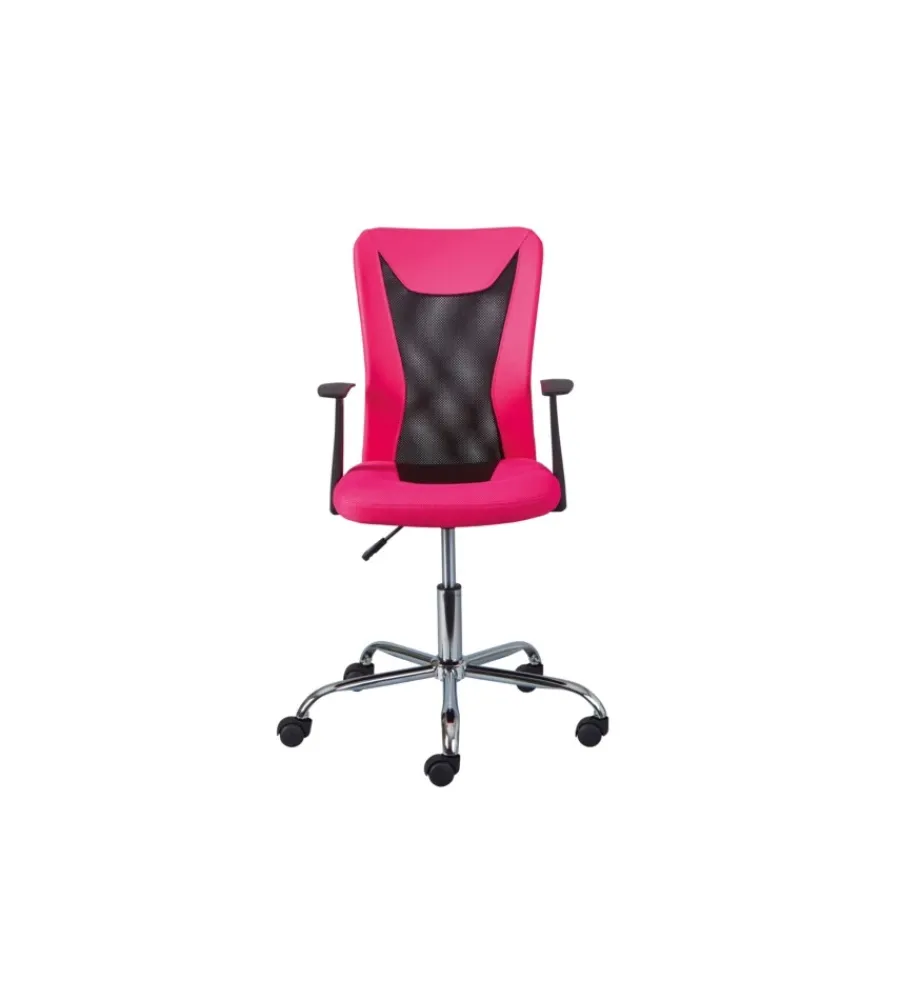 Sedie Ufficio- Poltroncina ufficio con braccioli traspirante ed elevabile da 85-95 cm