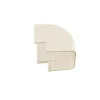 Poly Pool Tubi E Canaline|- 1 angolo esterno per canale "80 mm x 60 mm" avorio