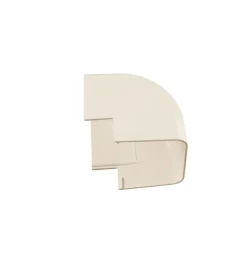 Poly Pool Tubi E Canaline|- 1 angolo esterno per canale "80 mm x 60 mm" avorio