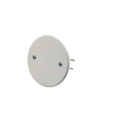 Serie Civili- Poly pool - 2 coperchi per scatole tonde da incasso ø 60 mm bianchi