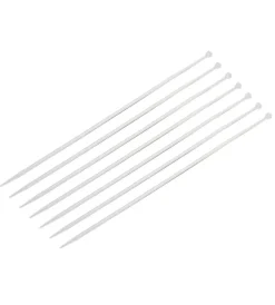 Cavi Elettrici E Relativi Accessori-Poly Pool - 20 fascette 3,5 x 200 mm, ø serraggio 2 - 50 mm bianche