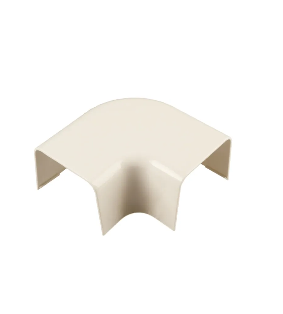 Tubi E Canaline-Poly Pool - 2 m canale per impianti condizionamento 80 mm x 60 mm avorio