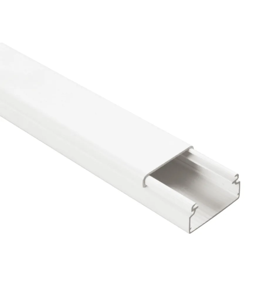Tubi E Canaline-Poly Pool - 2 m canale portacavo 30 mm x 15 mm bianco