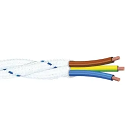 Cavi Elettrici E Relativi Accessori-Poly Pool - 5 m cavo frrtx 3 x 1,5 mm² bianco