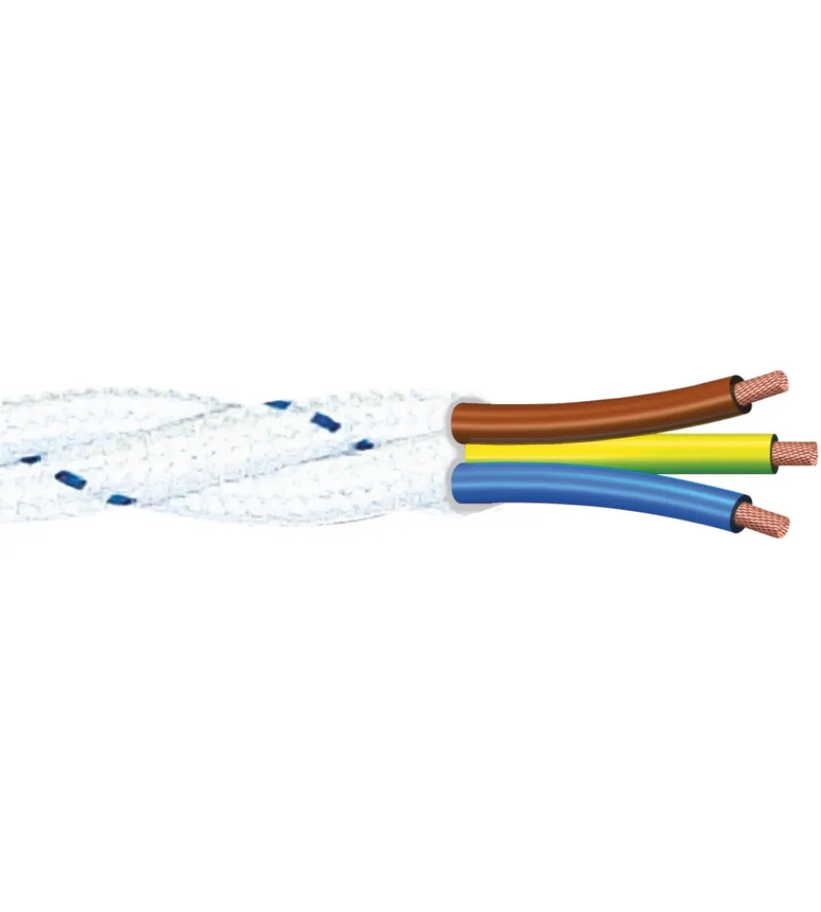 Cavi Elettrici E Relativi Accessori-Poly Pool - 5 m cavo frrtx 3 x 1,5 mm² bianco