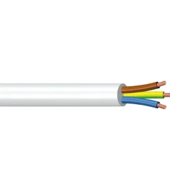Cavi Elettrici E Relativi Accessori-Poly Pool - 10 m cavo h05vv-f 3 x 1,5 mm² bianco