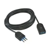 Online - 5 m prolunga con spina e presa 10 a bianca Prolunghe