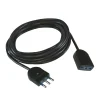Prolunghe-Poly Pool - 5 m prolunga con spina 16 a e presa bivalente bianca