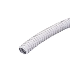 Tubi Corrugati-Poly Pool - 5 m tubo pieghevole (guaina) 2.3.1.1 ø 12 mm grigio