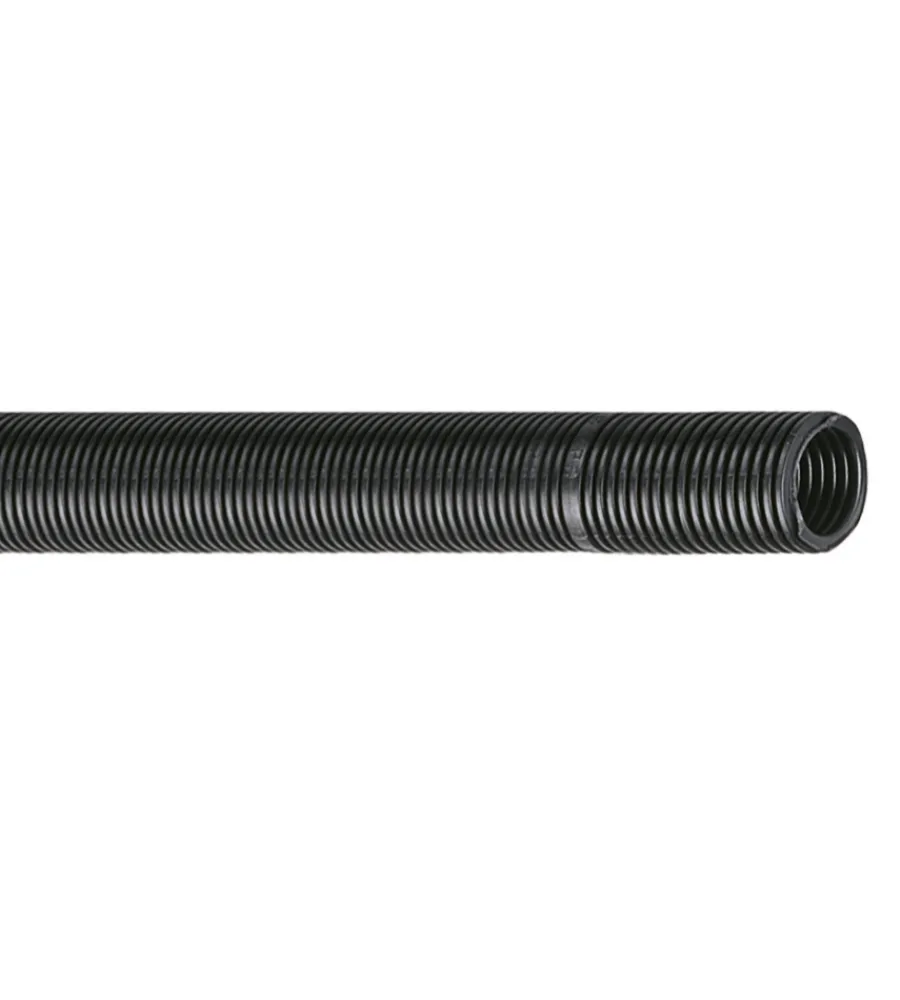 Tubi Corrugati-Poly Pool - 25 m tubo pieghevole 3.3.2.1 ø 25 mm per installazioni incassate nero