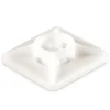 Poly Pool Cavi Elettrici E Relativi Accessori|- 20 supporti adesivi per fascette con larghezza massima di 4,8 mm bianchi