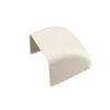 Clearance - 1 tappo terminale per canale "80 mm x 60 mm" avorio Tubi E Canaline
