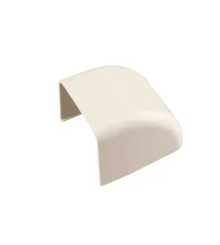 Clearance - 1 tappo terminale per canale "80 mm x 60 mm" avorio Tubi E Canaline
