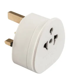 Poly Pool Multiprese Ed Adattatori|- adattatore da viaggio con spina inglese e presa universale bianco