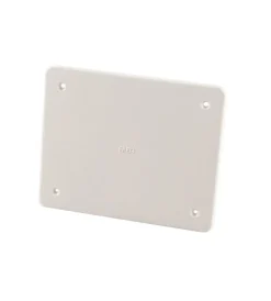 Serie Civili- Poly pool - coperchio per scatola di derivazione da incasso dimensione 119 x 96 mm bianco