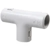 Tubi E Canaline-Poly Pool - giunto a t ispezionabile per tubi rigidi ø 16 mm ip40 grigio