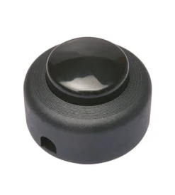 Portalampade-Poly Pool - interruttore unipolare 2 a con morsetto di terra nero