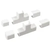 Tubi E Canaline-Poly Pool - kit accessori n° 2 per canale 20 x 15 mm, giunto lineare, a t e tappo bianco