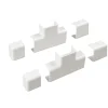 Discount - kit accessori n° 2 per canale 30 x 15 mm, giunti lineari, a t e tappi bianco Tubi E Canaline