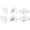 Poly Pool Tubi E Canaline|- kit accessori n° 1 per canale 30 x 15 mm, angoli esterni, interni e piani bianco