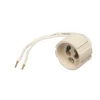 Portalampade-Poly Pool - portalampada 250 v~ in steatite, attacco gz10 avorio