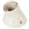 Poly Pool Portalampade|- portalampada e27 da parete con base inclinata bianco