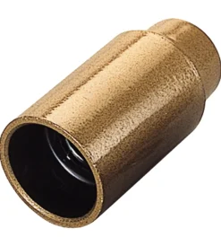 Portalampade-Poly Pool - portalampada e14 corpo liscio oro