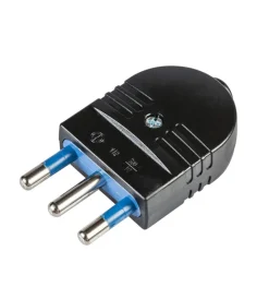 Clearance - presa 10 a 2p+t uscita cavo assiale nera Spine E Prese