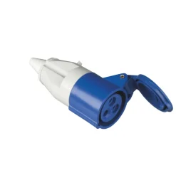Poly Pool Spine E Prese|- presa mobile industriale 16 a 2p+t ip44 blu