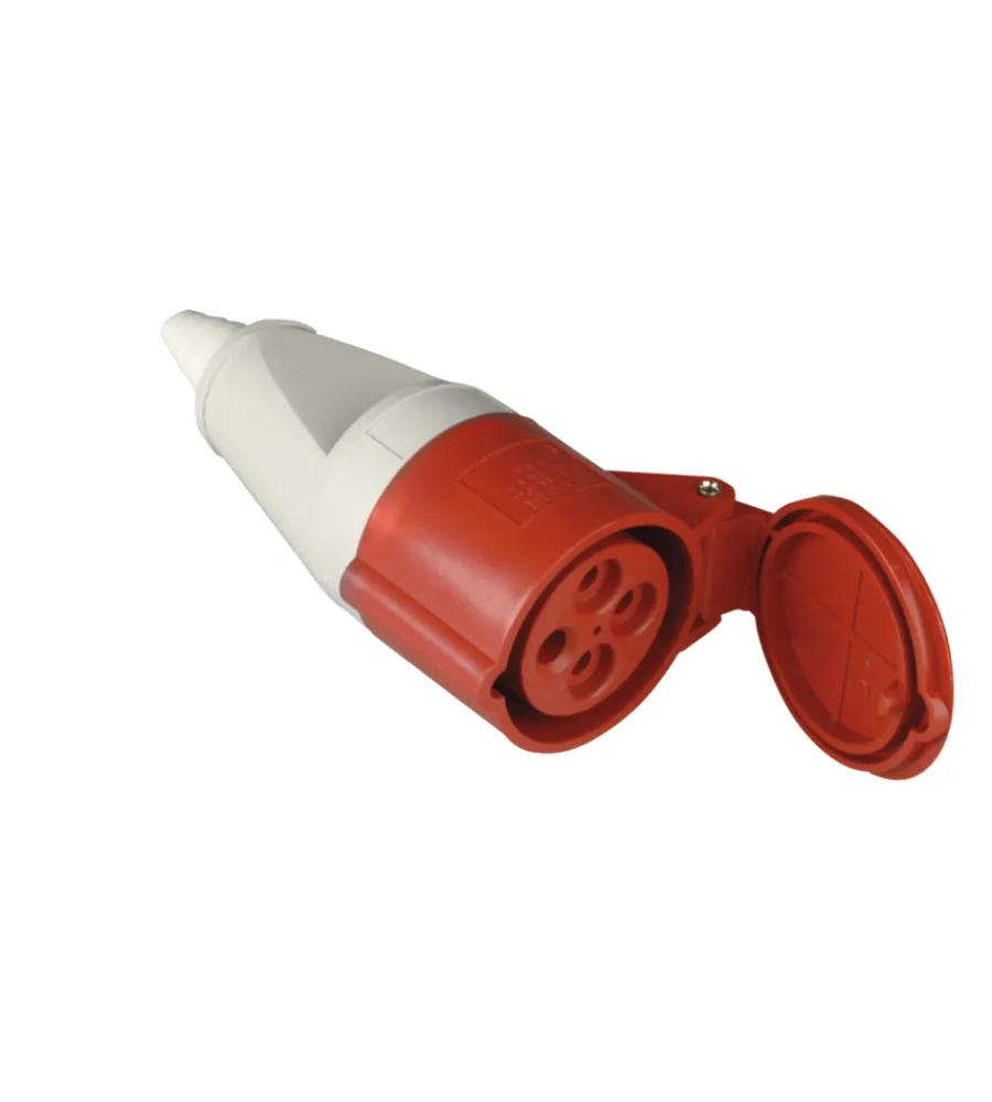 Spine E Prese-Poly Pool - presa mobile industriale 16 a 3p+t rossa