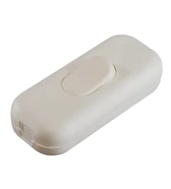 Discount - pulsante unipolare 2 a bianco Portalampade