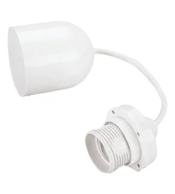 Portalampade-Poly Pool - punto luce da soffitto con 80 cm di cavo e portalampada e27 bianco