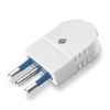 Online - spina 10 a 2p+t uscita cavo assiale bianca Spine E Prese
