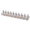 Poly Pool Cavi Elettrici E Relativi Accessori|- stecca da 10 morsetti 450 v~ foro ø 6 mm sezione 6 mm² trasparente
