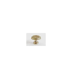 Ferramenta Per Mobili E Infissi|Pomolo barocco in ottone anticato ø 30 mm.