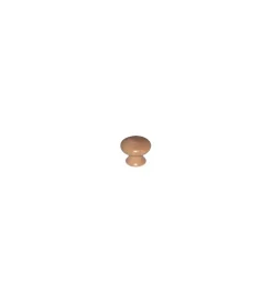 Ferramenta Per Mobili E Infissi|Pomolo in legno - ø 31 mm. - noce chiaro