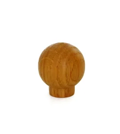Ferramenta Per Mobili E Infissi|Pomolo in legno - ø 30 mm. - rovere lucido