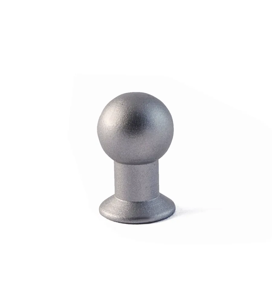 Ferramenta Per Mobili E Infissi- Pomolo in ottone - ø 14 mm. - oro lucido