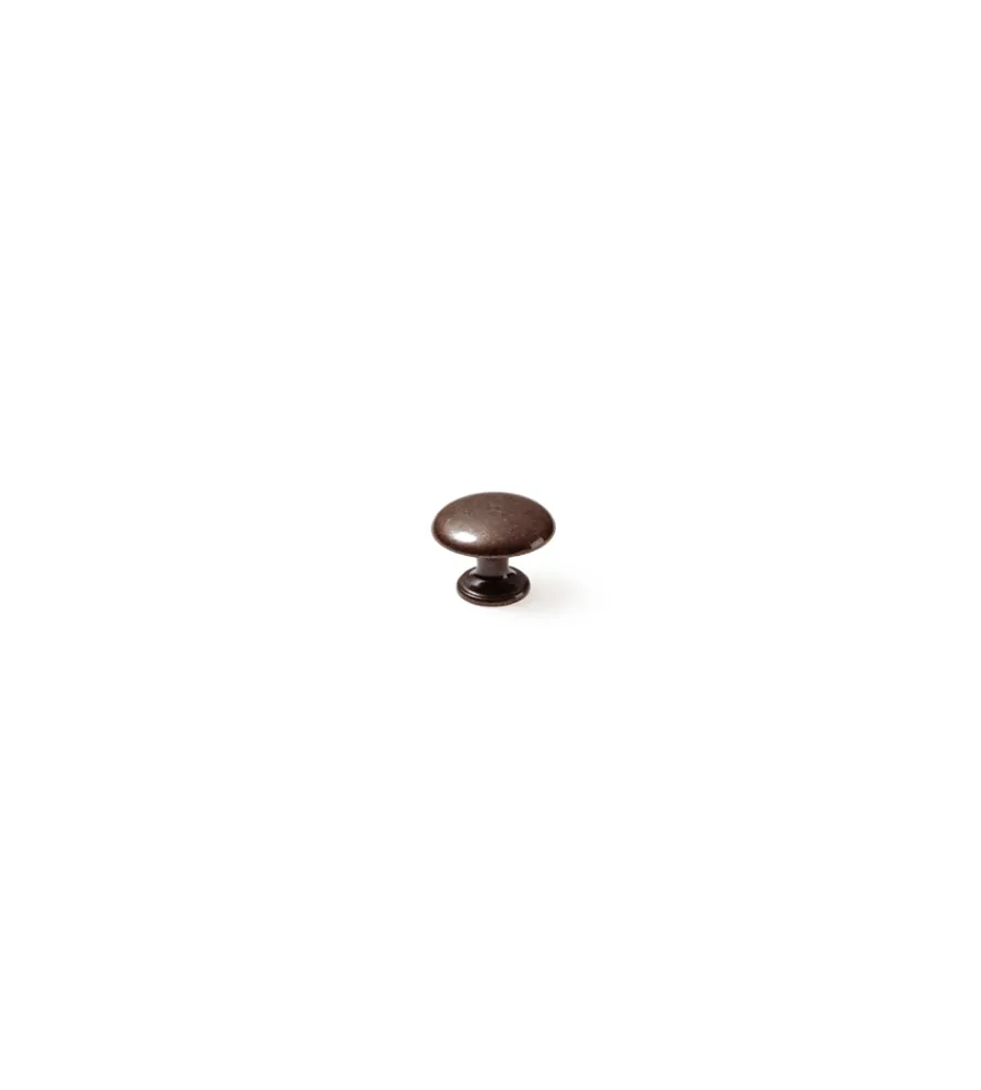 Ferramenta Per Mobili E Infissi- Pomolo in zama - ø 25 mm. - bronzo satinato