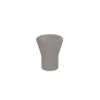 Ferramenta Per Mobili E Infissi|Pomolo rigato in plastica - ø 15 mm. - grigio