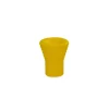 Ferramenta Per Mobili E Infissi- Pomolo rigato in plastica - ø 15 mm. - giallo