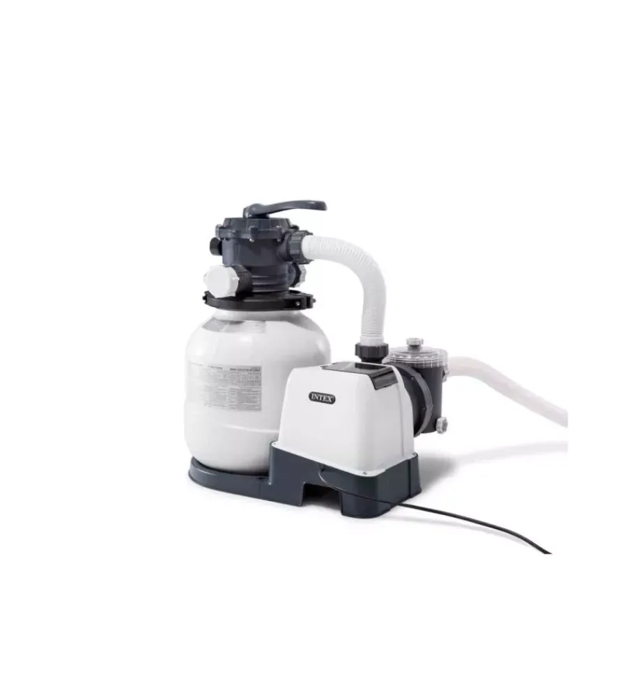 Piscine-Intex Pompa a sabbia i.1 - flusso d'acqua : 7.900 l/h - cod. 26646