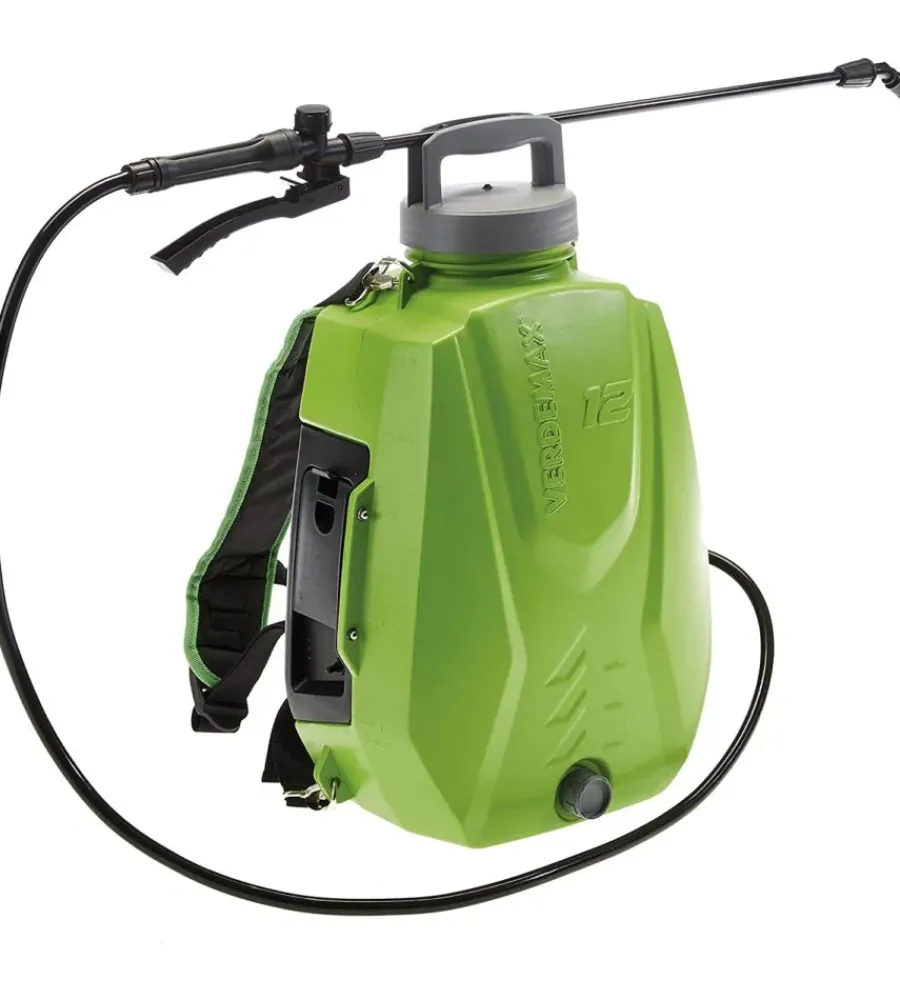 Attrezzatura Giardinaggio-Verdemax Pompa a zaino a batteria "futura" 12 litri -