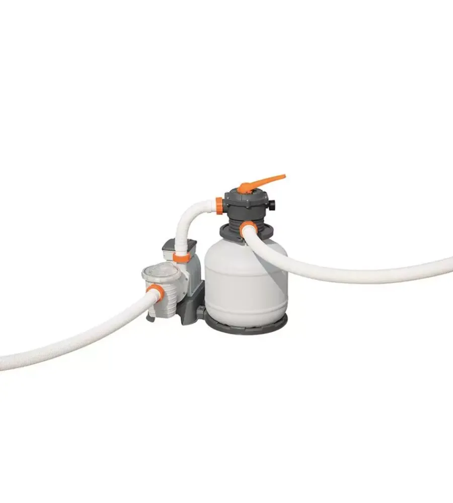Online Pompa di filtraggio a sabbia "flowclear" per piscine da 8.327 litri/ora - cod. 58499 Piscine