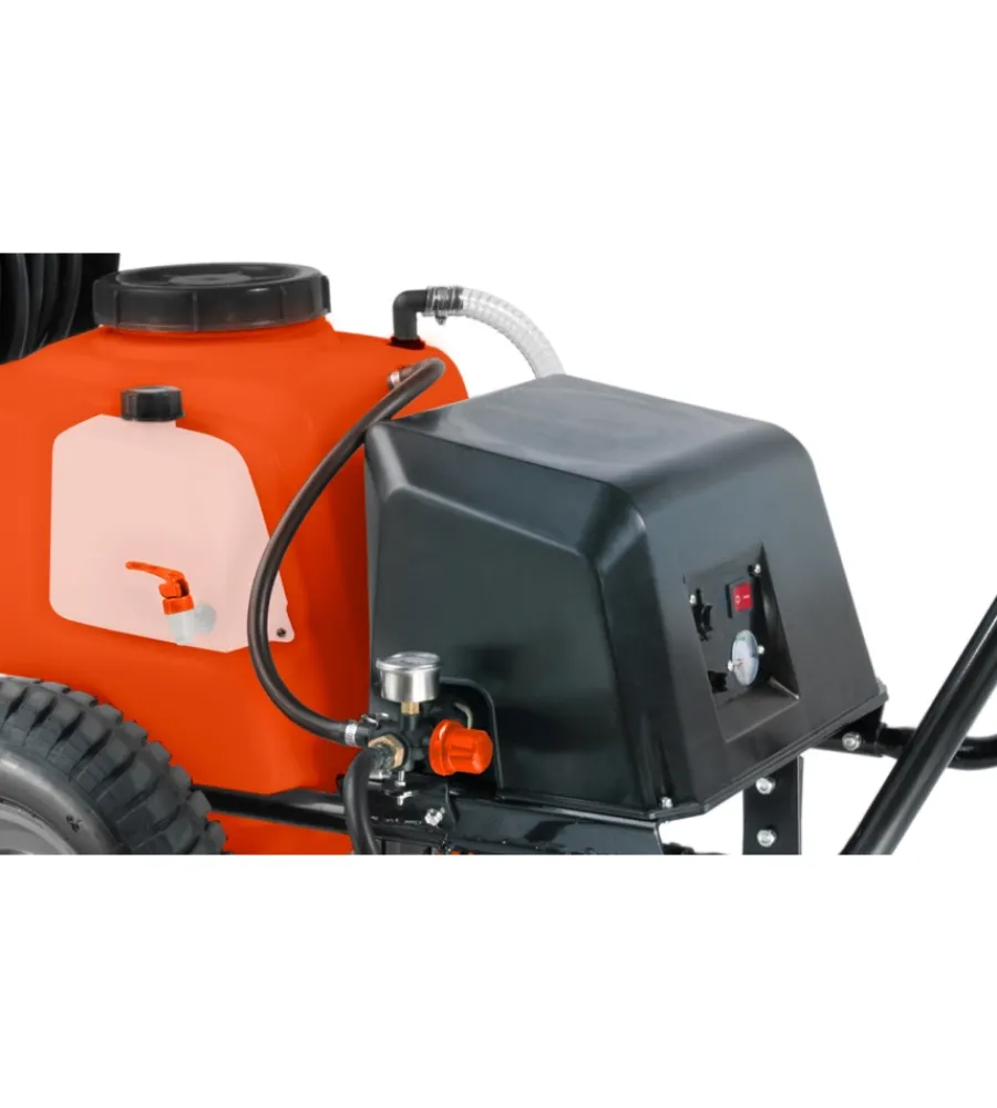 Stocker Attrezzatura Giardinaggio|Pompa irroratrice a batteria carrellata stoker "301" 40l 10 bar 12v 36ah
