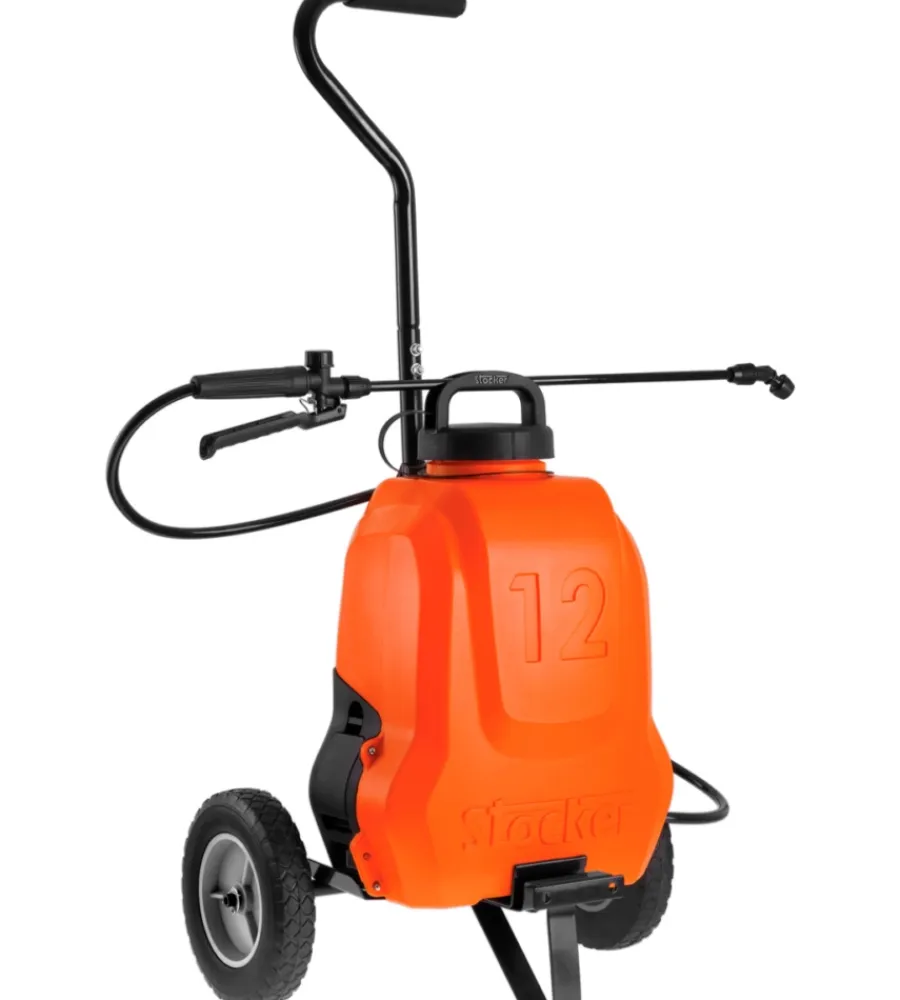 Hot Pompa irroratrice a spalla a batteria "1239" con carrello 12l 2,5 bar 12v 2,5ah Attrezzatura Giardinaggio