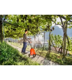 Hot Pompa irroratrice a spalla a batteria "1239" con carrello 12l 2,5 bar 12v 2,5ah Attrezzatura Giardinaggio